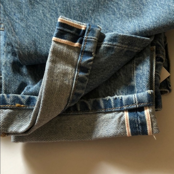 NWT🌸Levi's 501 Slevedge White Oak Cone Denim - Picture 7 of 8